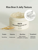ABIB Rice Probiotics Overnight Mask Barrier jelly 80ml