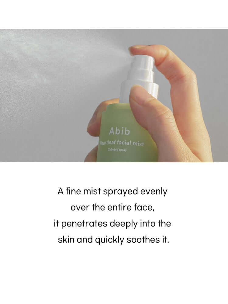 ABIB Heartleaf Facial Mist Calming Spray 300ml (150ml+150ml Refill)