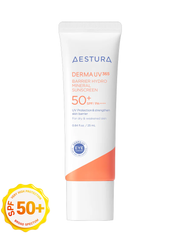 AESTURA Derma UV 365 Barrier Hydro Mineral Suncreen 40ml SPF50+ PA++++ tube for dry and sensitive skin protection.