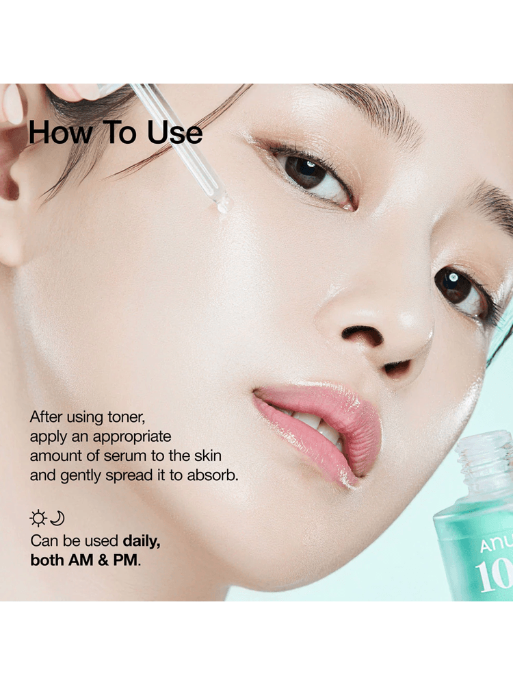 ANUA PDRN Hyaluronic Acid Capsule 100 Serum 30ml usage instructions for radiant hydration and moisture-plumping care.