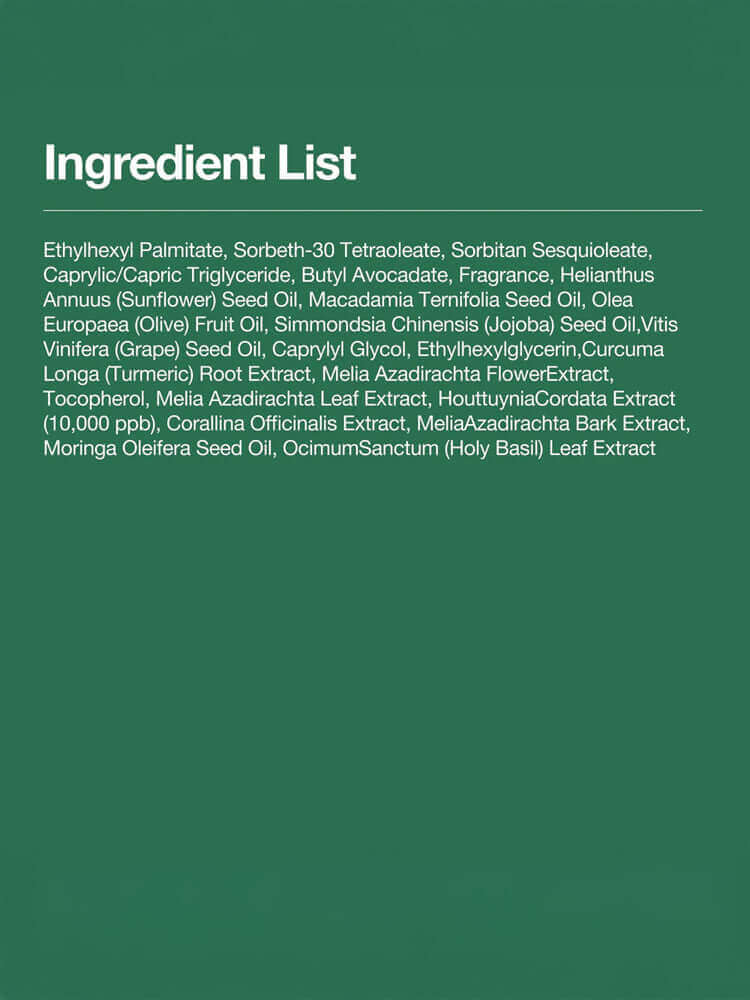 Ingredient list for ANUA Hearleaf Pore Control Cleasing Oil 200ml including oils and extracts.