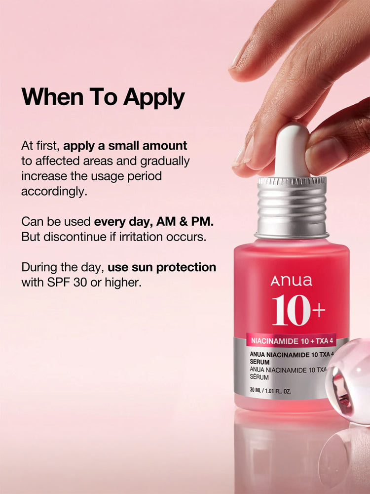 ANUA Niacinamide10 + Txa 4 Dark Spot Removing Serum 30ml