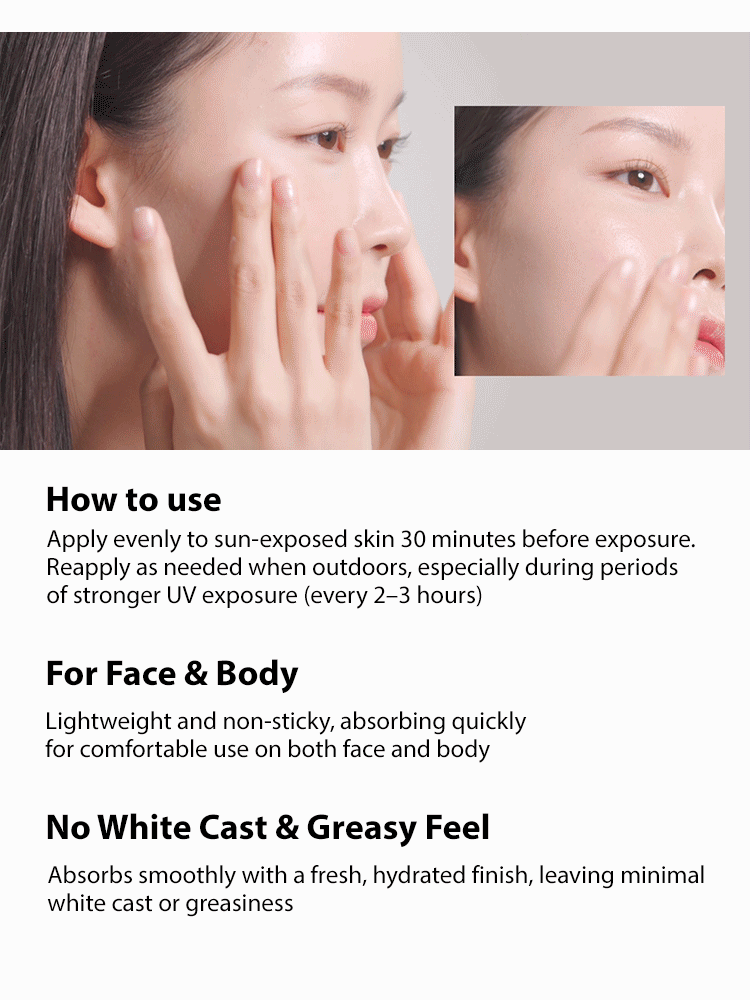 COSRX Aloe Soothing Sun Cream 50ml SPF50+/PA+++, usage instructions and benefits for face and body skin care.