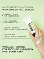 COSRX Aloe Soothing Sun Cream 50ml SPF50+/PA+++ with aloe extract for soothing hydration and dual UV protection.