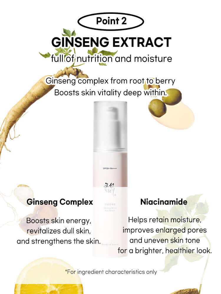 Beauty of Joseon Ginseng Moist Sun Serum 50ml SPF50+/PA++++