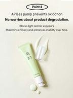 Beauty of Joseon Light On Serum showing airless pump technology that prevents oxidation and maintains product efficacy.