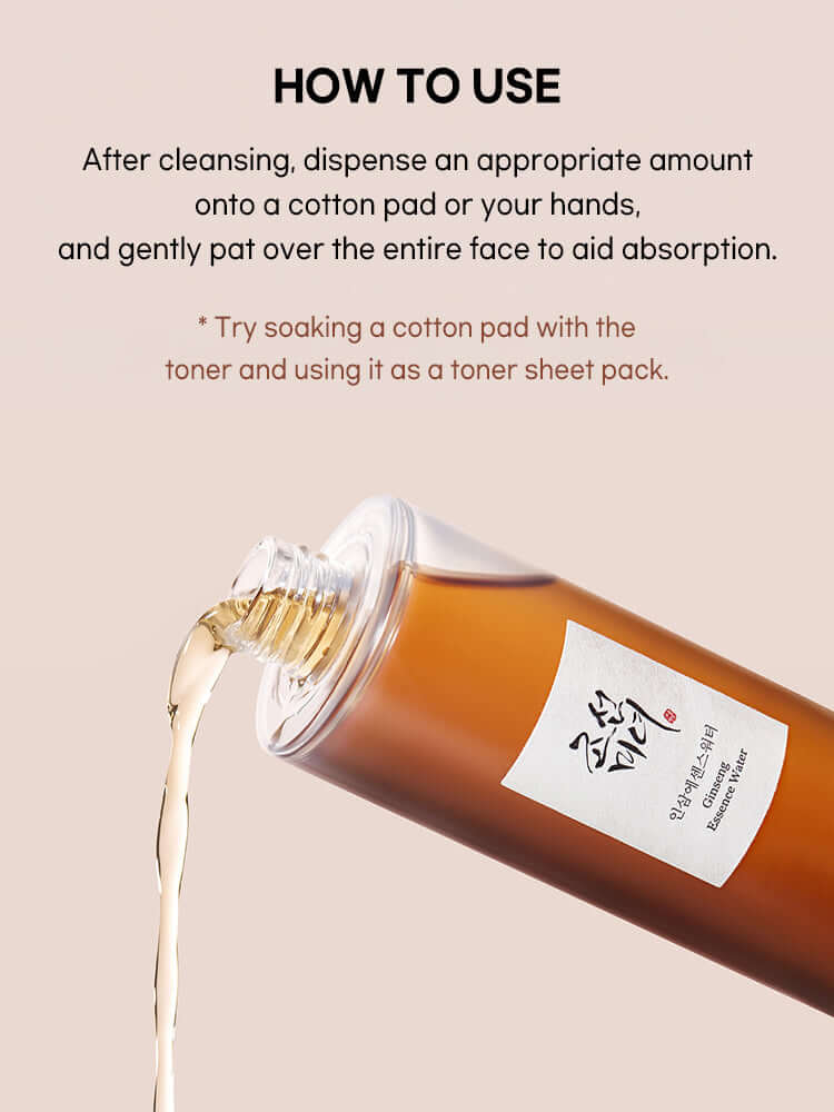 How to use Beauty of Joseon Ginseng Essence Water 150ml for a perfect skin care routine.