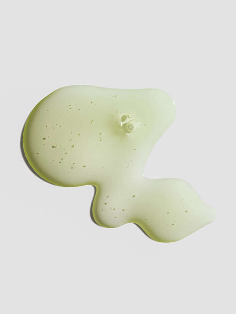 Beauty of Joseon Calming Serum texture showing a soothing green gel with hydrating properties.