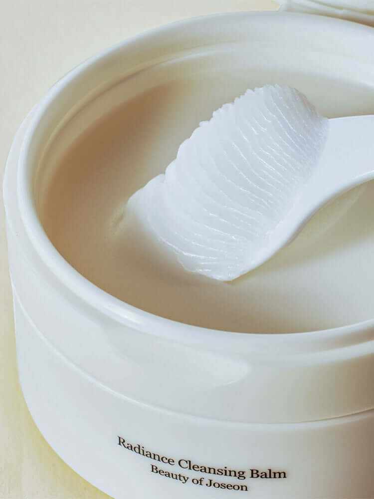 Beauty of Joseon Radiance Cleansing Balm 100ml with a cleansing spatula, perfect for Korean cosmetics New Zealand.