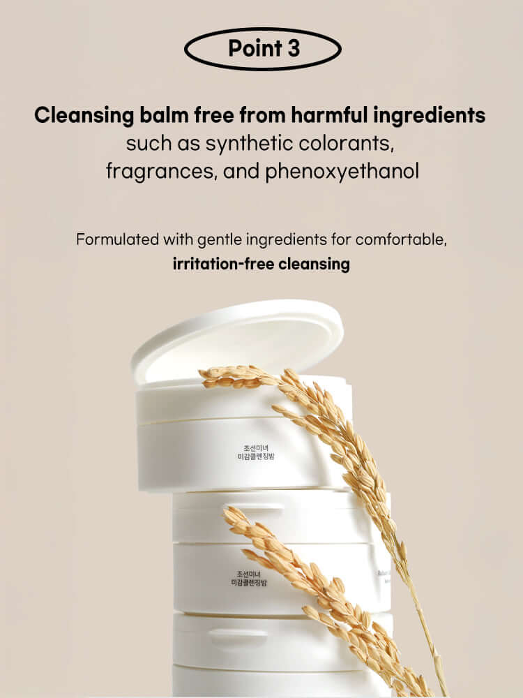 Beauty of Joseon Radiance Cleansing Balm packaging highlighting its gentle, irritation-free formula suitable for Korean cosmetics New Zealand.