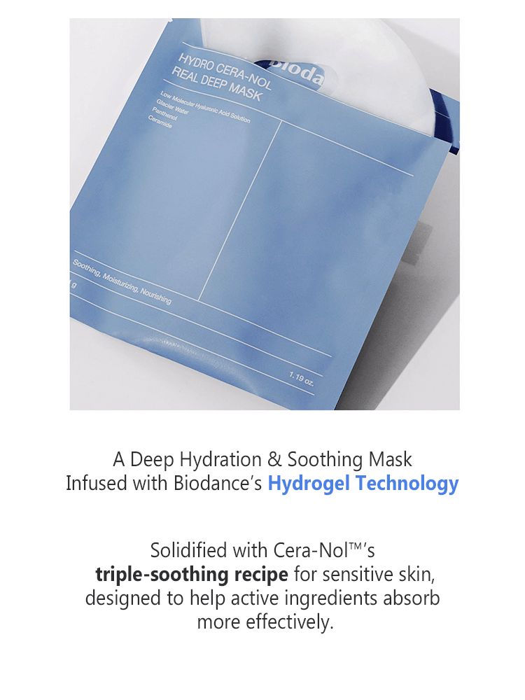 BIODANCE Hydro Cera-nol Real Deep Mask 34g #4pcs