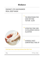 BIODANCE Radiant Vita Niacinamide Real Deep Mask 34g #4ea