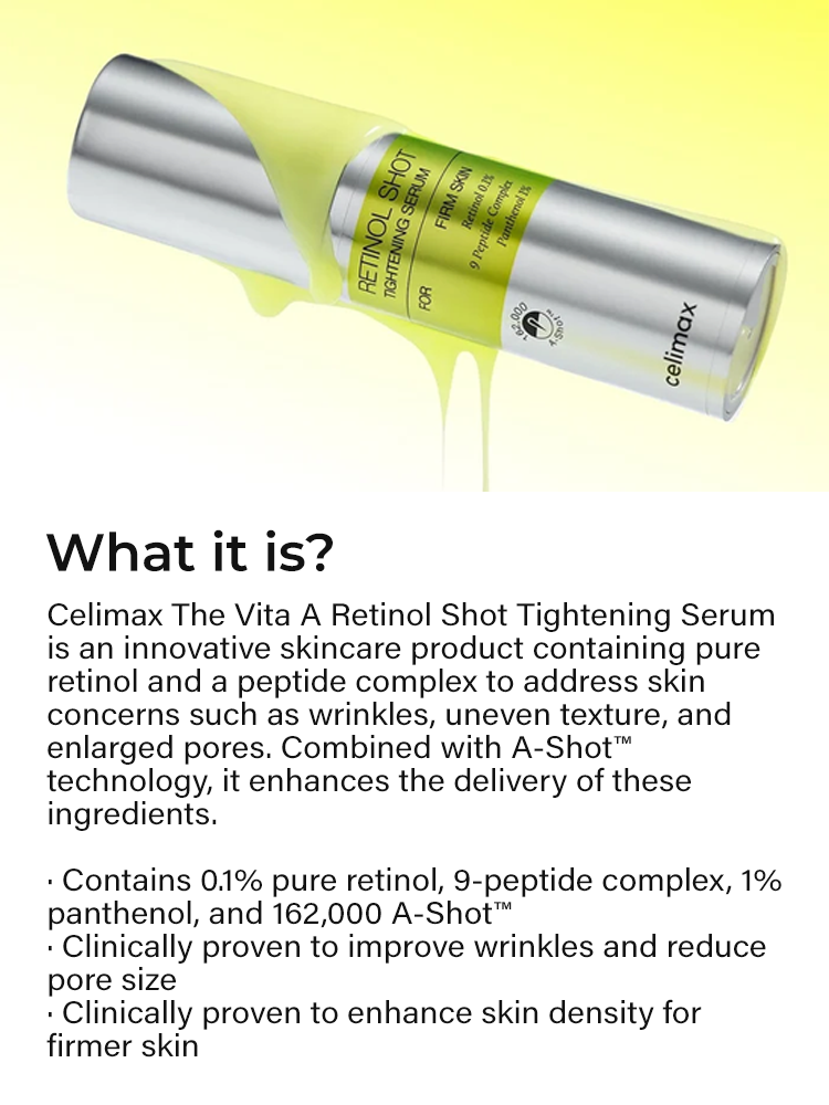 CELIMAX The Vita-A Retinol Shot Tightening Serum 30ml