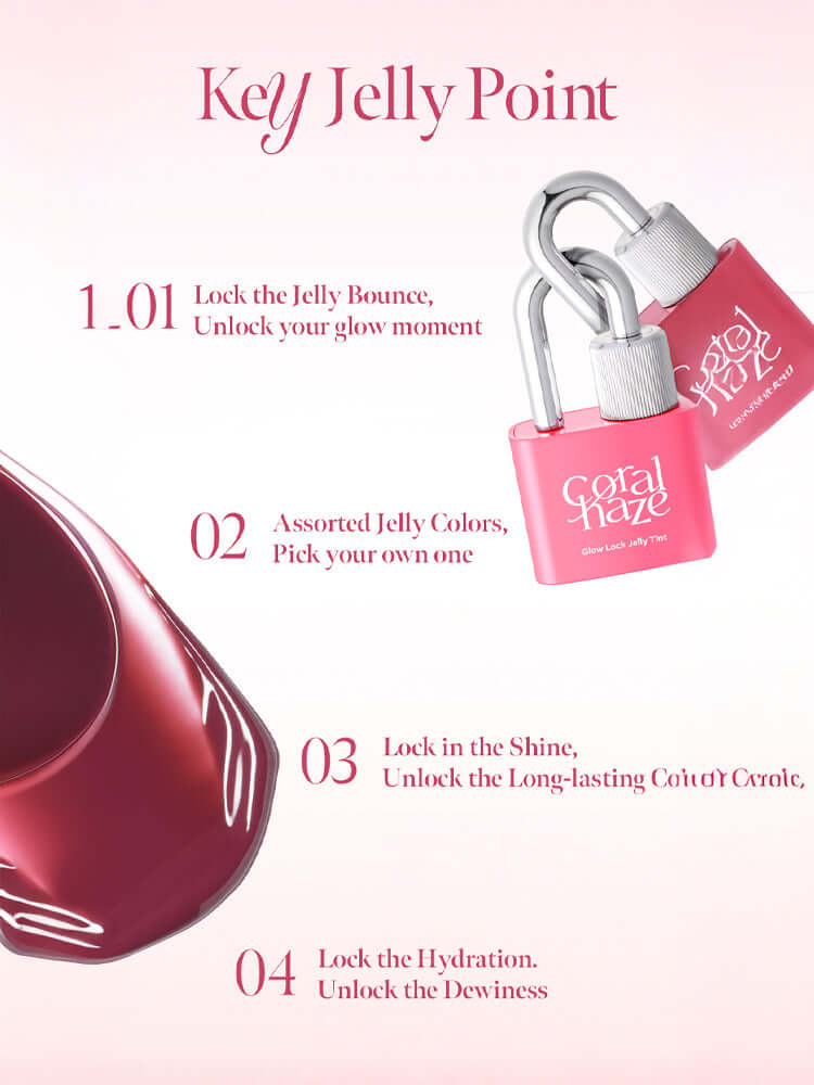 CORAL HAZE Glow Lock Jelly Tint 4g [TXT Beomgyu Picks]