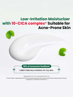 DR.G R.E.D Blemish Clear Soothing Cream 70ml Low-Irritation Moisturizer for Acne-Prone Skin with 10-CICA complex.