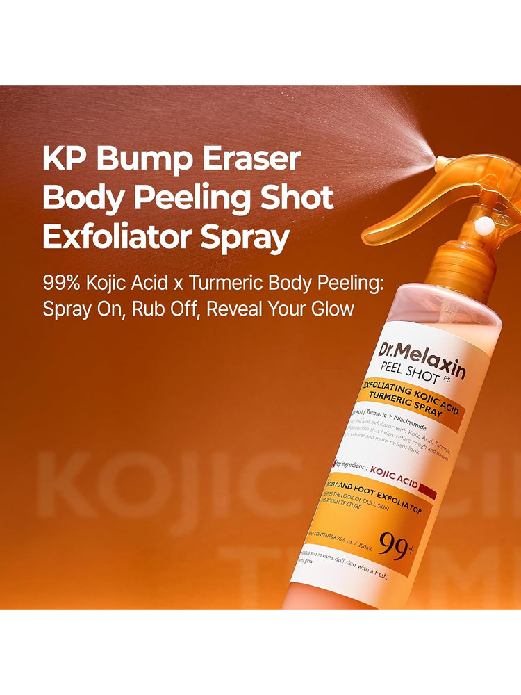 Dr.MELAXIN Peel Shot Exfoliating Kojic Acid Turmeric Spray 200ml