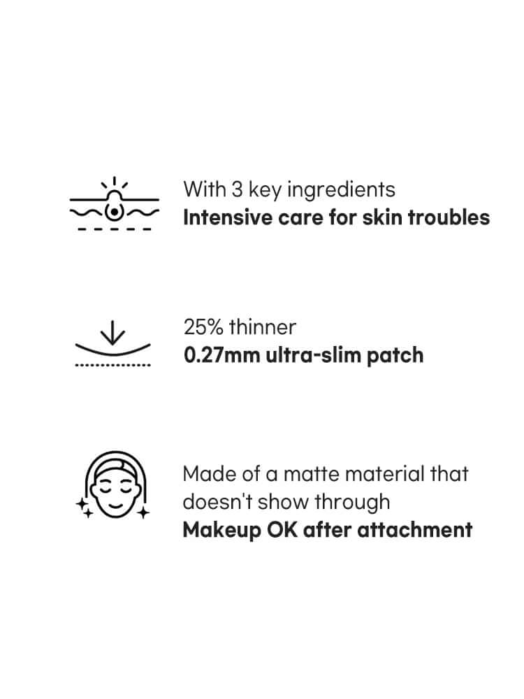 FATION Nosca9 Spot Patch 102ea features intensive care with 3 key ingredients and ultra-slim design for discreet application.