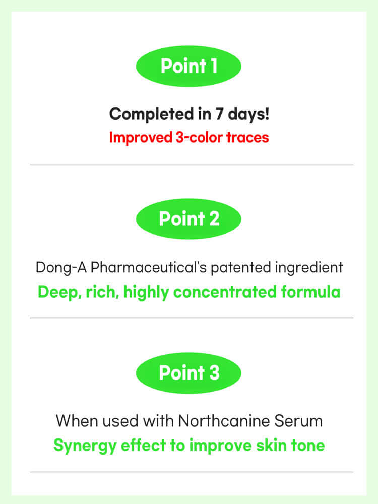 FATION Nosca9 Trouble Toning Ampoule 15ml benefits: improves skin tone in 7 days, concentrated formula, synergy with serum.