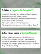 Information about Heparin RX Complex™ and Sodium Heparin ingredients for skin care.