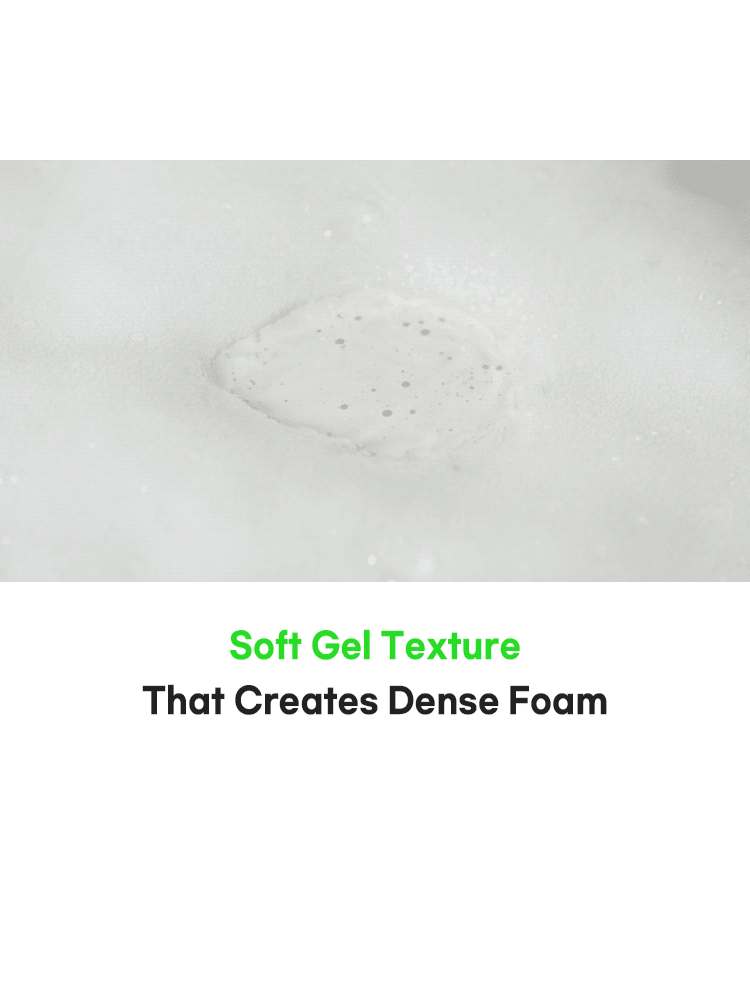 FATION Nosca9 Cleansing Gel 200m showing soft gel texture that creates dense foam.