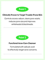 FATION Nosca9 Trouble Cleansing Foam 150ml features clinically proven acne care points. Target trouble-prone skin effectively.