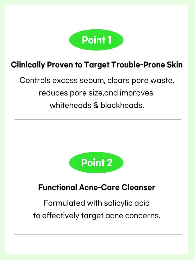 FATION Nosca9 Trouble Cleansing Foam 150ml features clinically proven acne care points. Target trouble-prone skin effectively.
