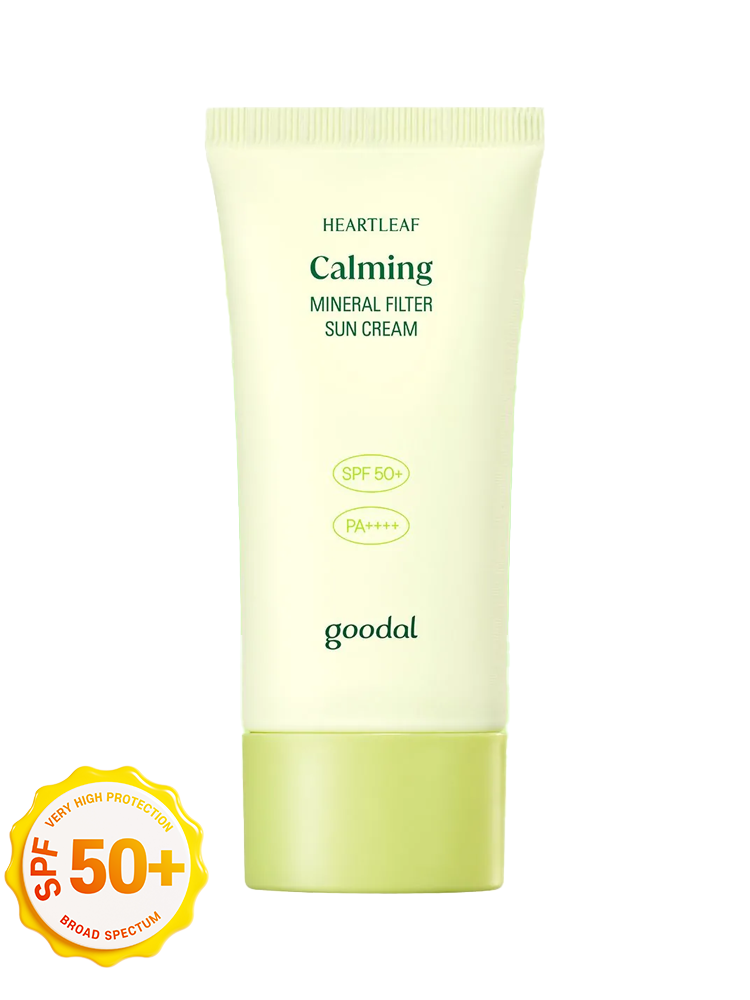 GOODAL Heartleaf Calming Mineral Filter Sun Cream 50ml  SPF50+/PA++++