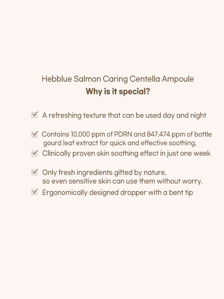 HEVEBLUE Salmon Caring Centella Ampoule 30ml