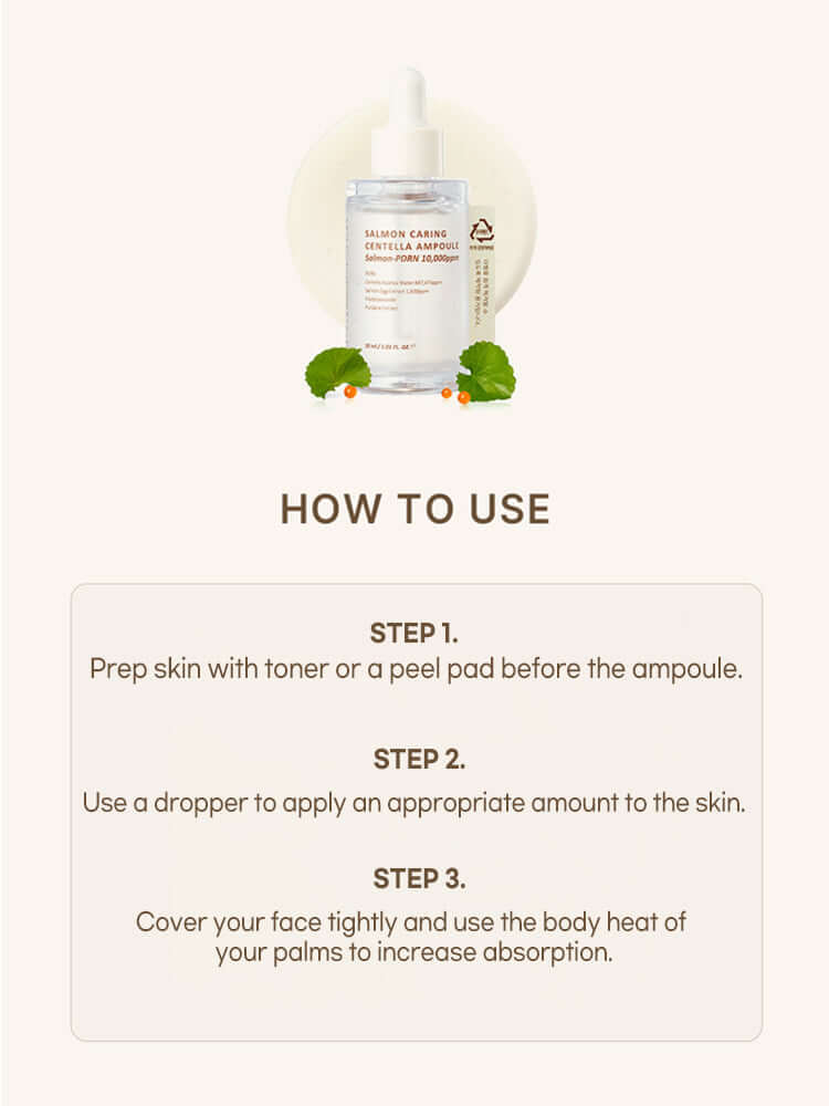 HEVEBLUE Salmon Caring Centella Ampoule 30ml