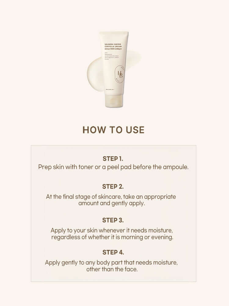 HEVEBLUE Salmon Caring Centella Cream 100ml