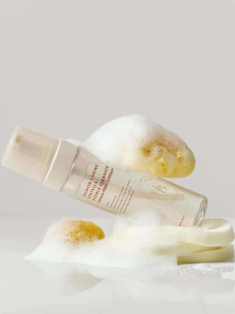 HEVEBLUE Salmon Caring Centella Bubble Cleanser 200ml