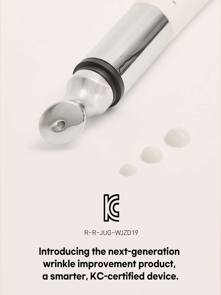 HEVEBLUE Black Yuja Bean Lifting Auto Eye Cream 15ml displaying a next-generation wrinkle improvement product.