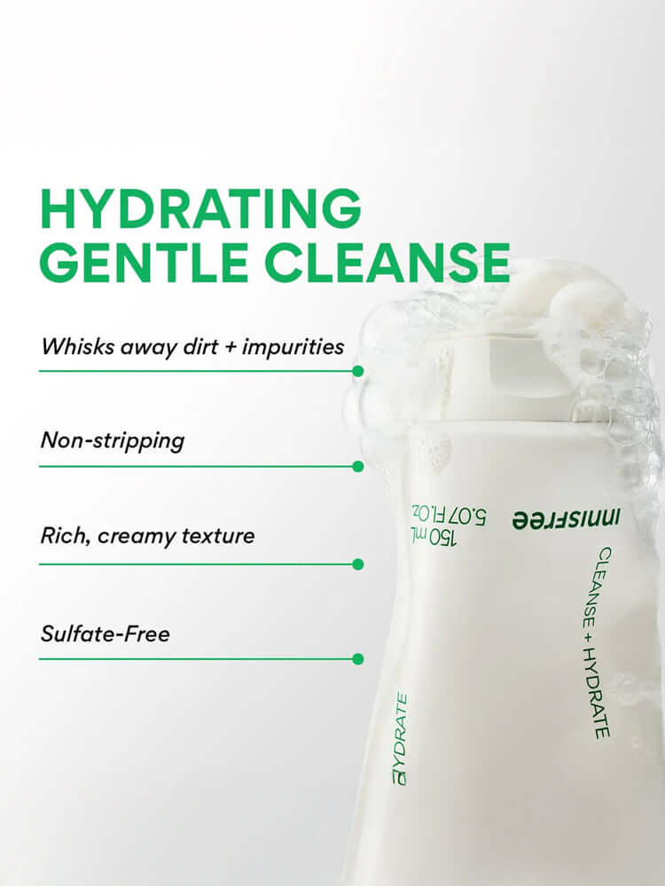 INNISFREE Green Tea Amino Hydrating Acid Cleansing Foam 250g