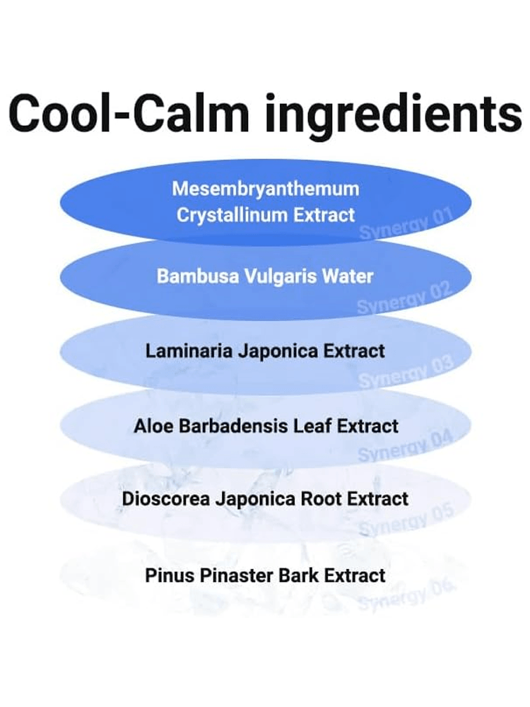 ISNTREE Hyaluronic Acid Airy Sun Stick Cool-Calm ingredients list including Mesembryanthemum Crystallinum Extract and more.