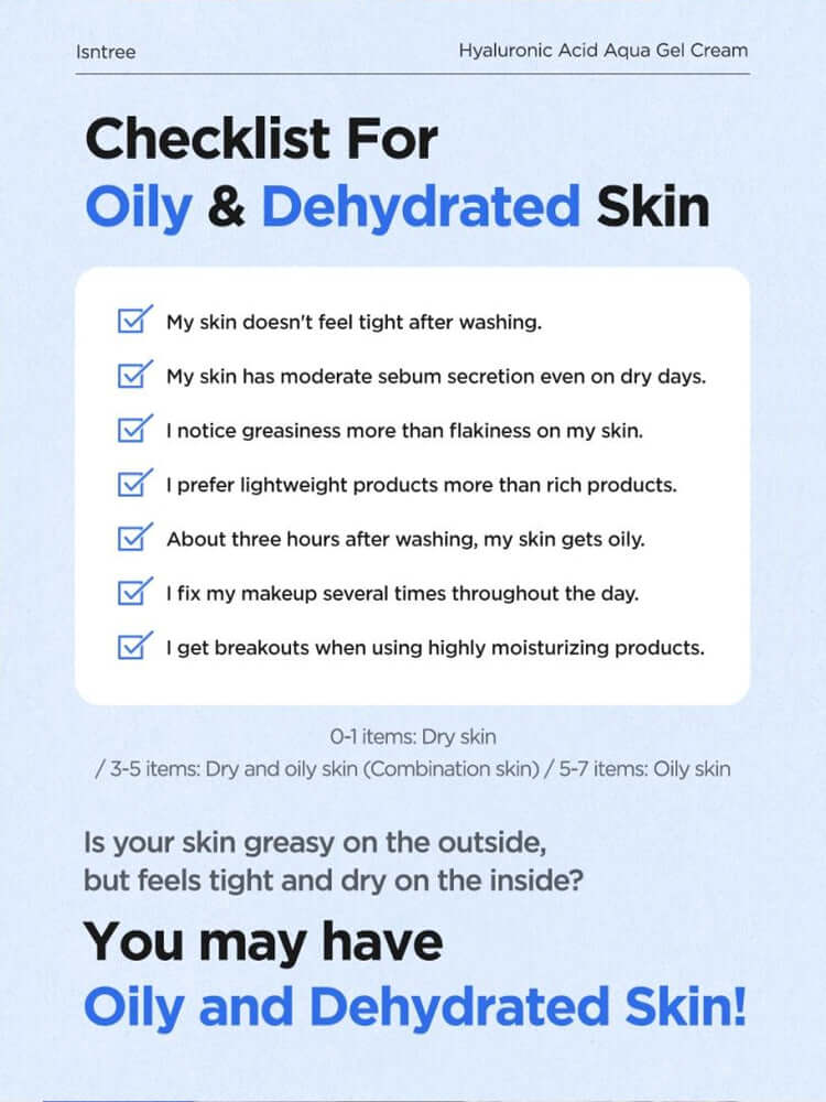 ISNTREE Hyaluronic Acid Aqua Gel Cream 100ml