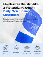 ISNTREE Hyaluronic Acid Watery Sun Gel 50ml SPF50+/PA++++ lightweight daily sunscreen with hyaluronic acid for deep hydration.