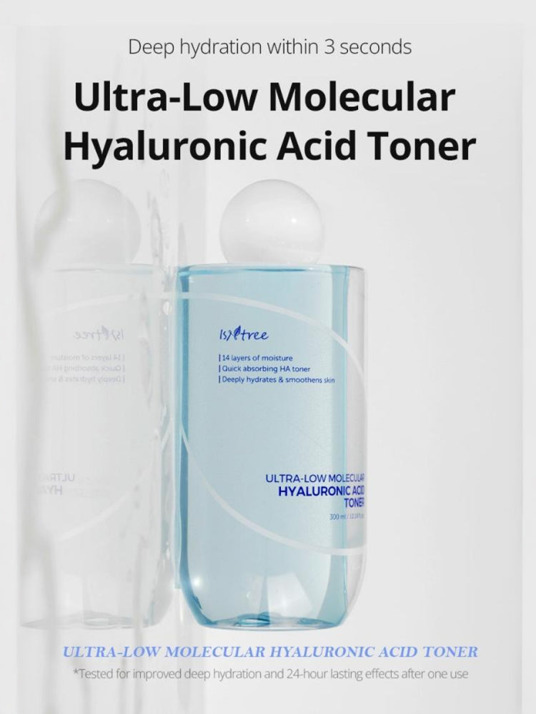 ISNTREE Ultra-Low Molecular Hyaluronic Acid Toner 300ml