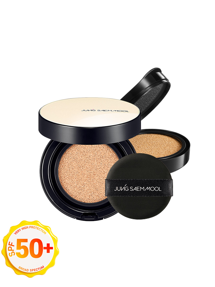 JUNGSAEMMOOL Essential Skin Nuder Cushion 14g with SPF50+/PA+++ offering natural coverage and luminous finish.