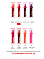 LILYBYRED Juicy Liar Water Tint 4.8g selection in vibrant colors, showcasing refreshing fruit-inspired shades.