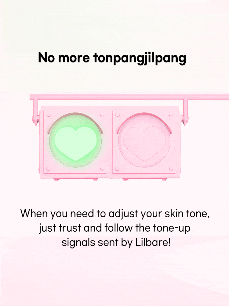 LILYBYRED Dual Light Tone Up Cushion 12g SPF50+PA+++#Peach Green