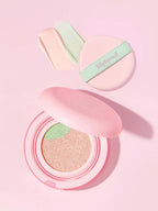 LILYBYRED Dual Light Tone Up Cushion 12g SPF50+PA+++#Peach Green