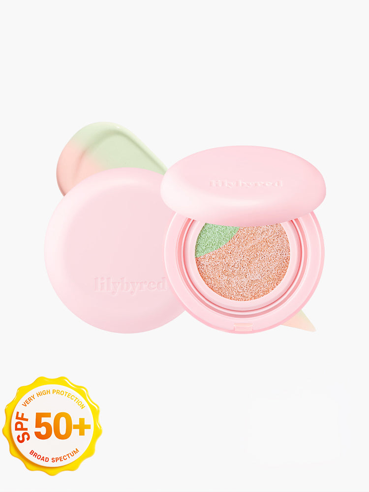 LILYBYRED Dual Light Tone Up Cushion 12g SPF50+PA+++#Peach Green
