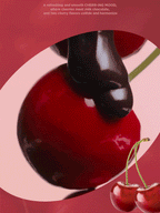 LILYBYRED Cherry Bell showcasing a fresh Cherry-Choco Mood with cherries and milk chocolate harmonizing together.