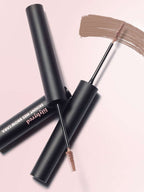 LILYBYRED Skinny Mes Brow Mascara 3.5g with ultra-slim brush and creamy brow gel swatch for precise application.