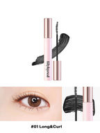 LILYBYRED Am9 To Pm9 Infinite Mascara 7g with long-lasting curl effect and deep pigmentation in a tube with a brush.