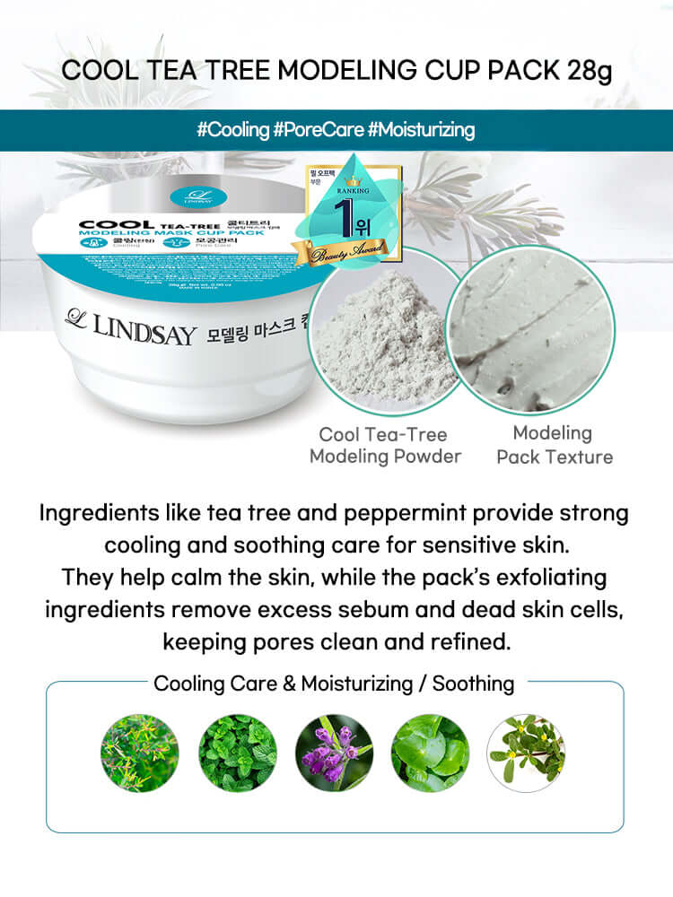 LINDSAY Modeling Mask Cup Pack 28g