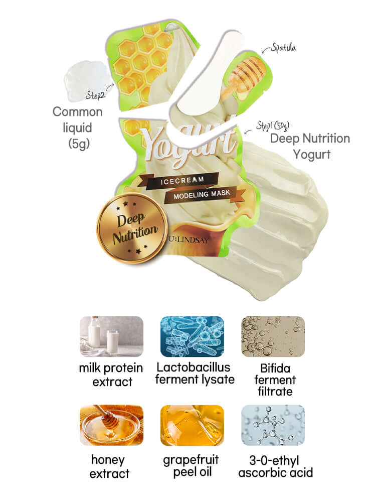 LINDSAY Ice cream Modeling Mask 50g+5g