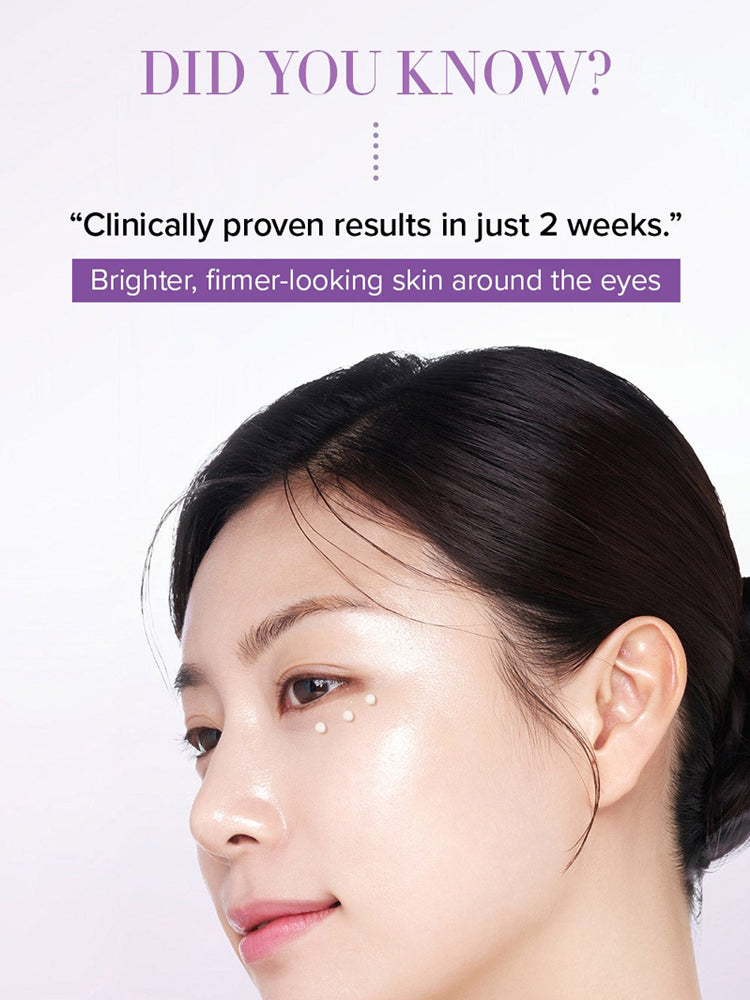 Mary & May glutathione eye cream set promotes brighter, firmer-looking skin around the eyes in just 2 weeks.