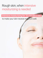 Rough skin needs intensive moisturizing; use the Hyaluronic Panthenol Hydra Mask for daily hydration.