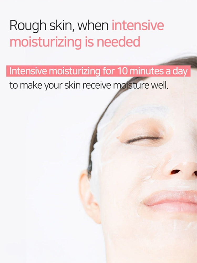 Rough skin needs intensive moisturizing; use the Hyaluronic Panthenol Hydra Mask for daily hydration.